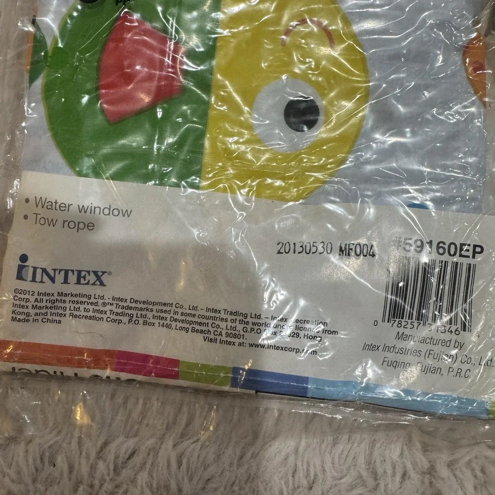 2- Intex Kids Surf Rider Pool Float Inflatable Swim New 2012 NOS Fish Design